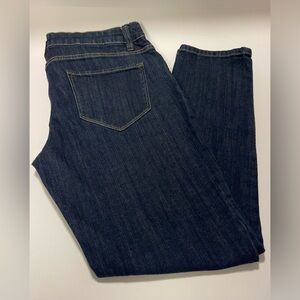 Liz Claiborne Dark Blue Straight Leg Jeans